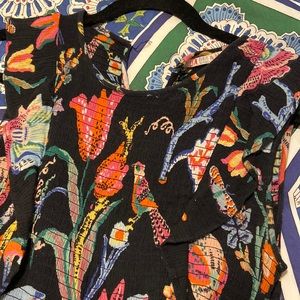 Banjanan maxi dress black floral